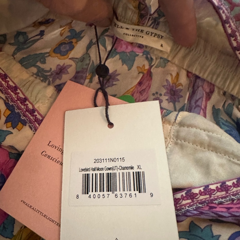 Spell Lovebird Half Moon Gown NWT XL - Picture 11 of 16